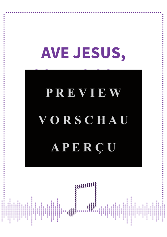 Produktgalerie: Seite 2 von 7 Ave Jesus, Gottes Sohn, , (Gesang und Klavier)