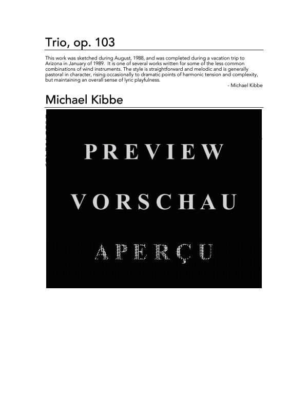 gallery: Trio, Op. 103, , (Holzbläser Trio Querflöte, Horn und Fagott)