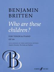 cover: Supper (from 'Who are these children?'), Benjamin Britten