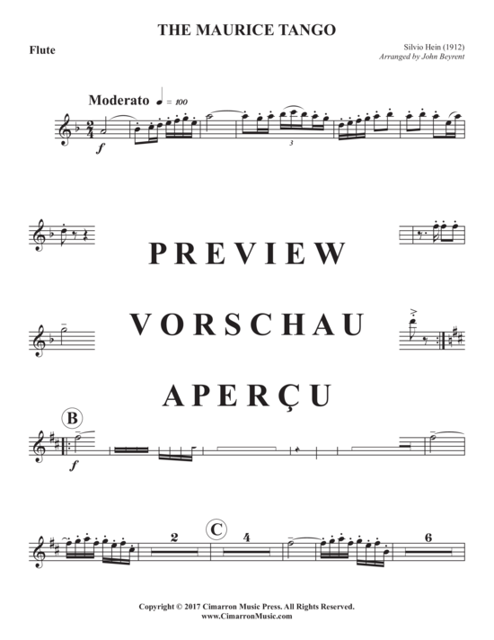 Product gallery: Page 9 of 21 The Maurice Tango (1912) , , Woodwind Ensemble