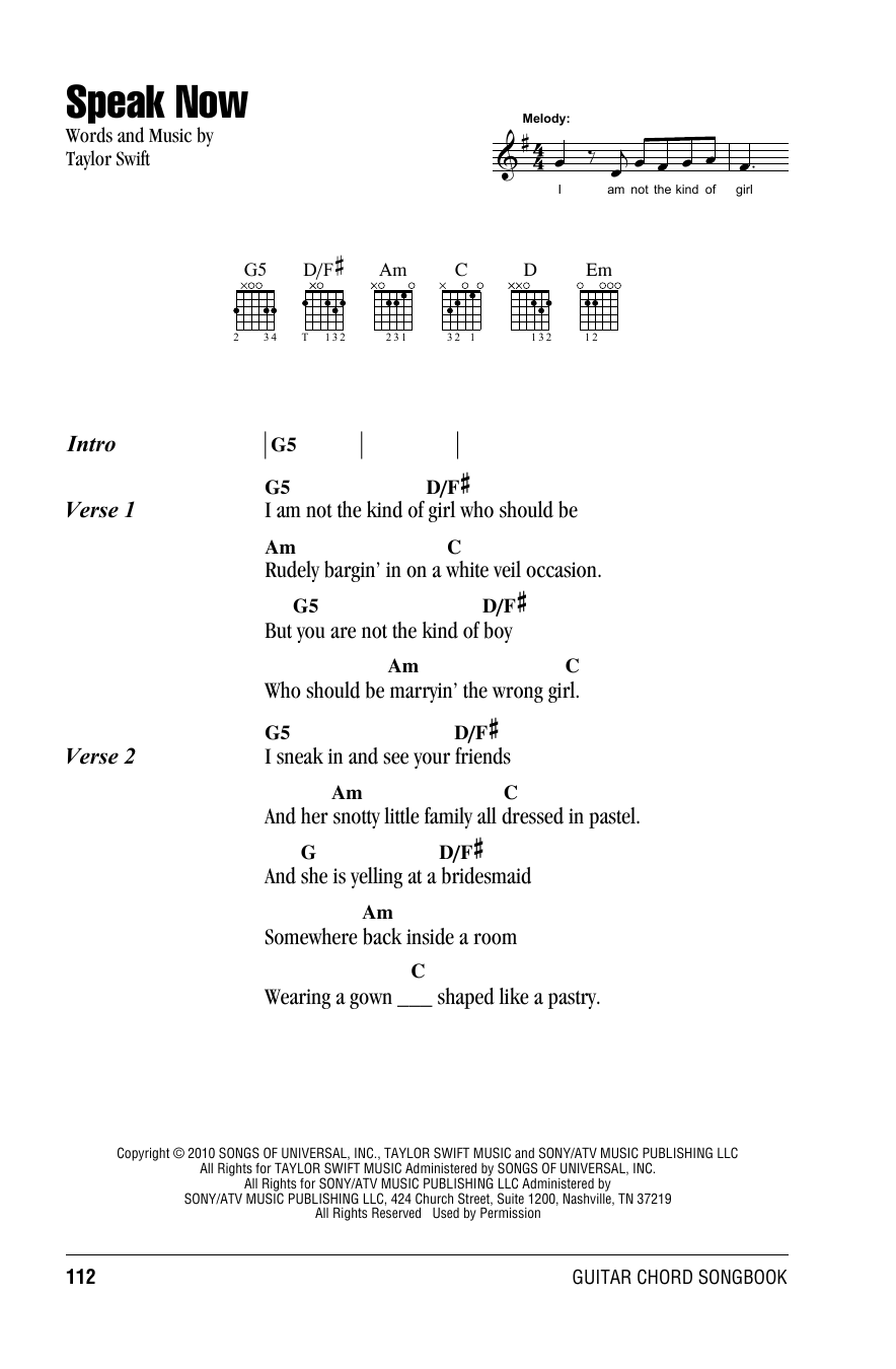 Produktgalerie: Seite 1 von 1 Speak Now, Taylor Swift, Gitarre