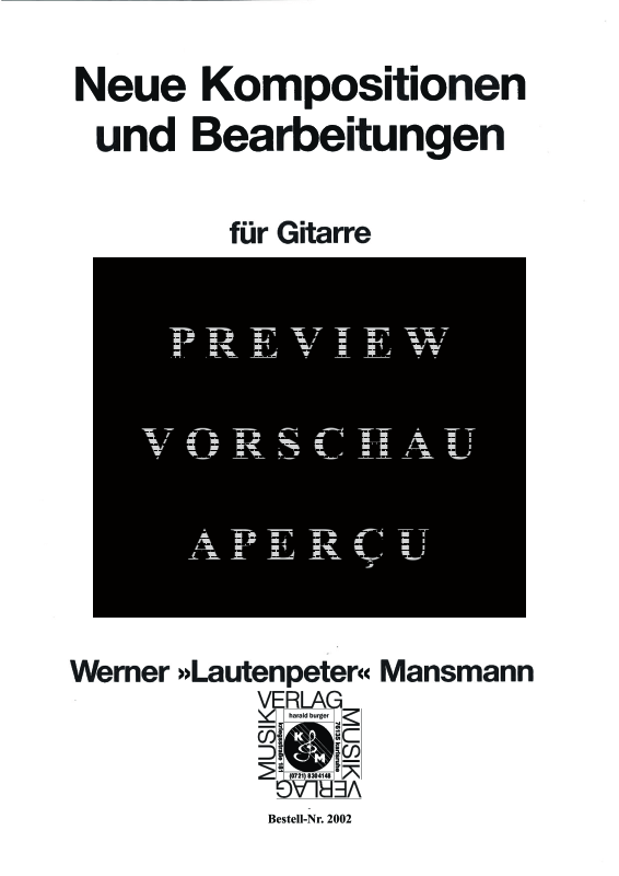 Produktgalerie: Seite 4 von 11 Neue Kompositionen und Bearbeitungen, , Gitarre Solo