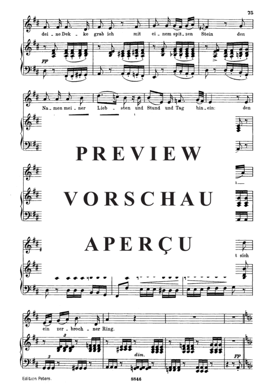 gallery: Auf dem Flusse D.911-7 (Winterreise) , ,  (Gesang mittel + Klavier)