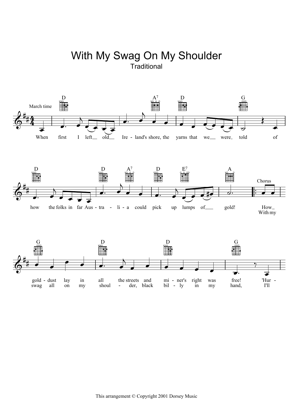 Produktgalerie: Seite 1 von 1 With My Swag On My Shoulder, The Seekers, Melodieinstrument