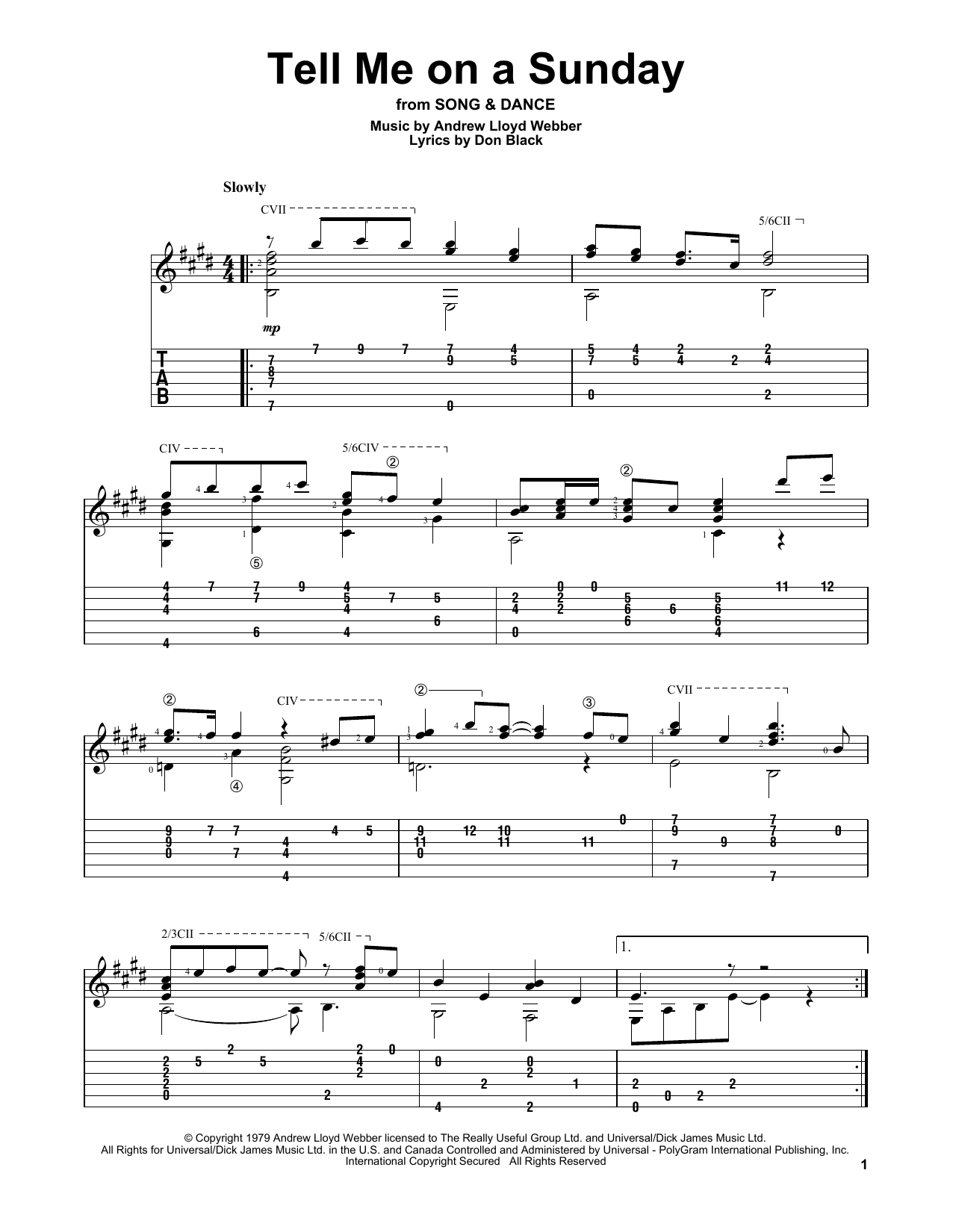 Produktbild zu: Tell Me On A Sunday