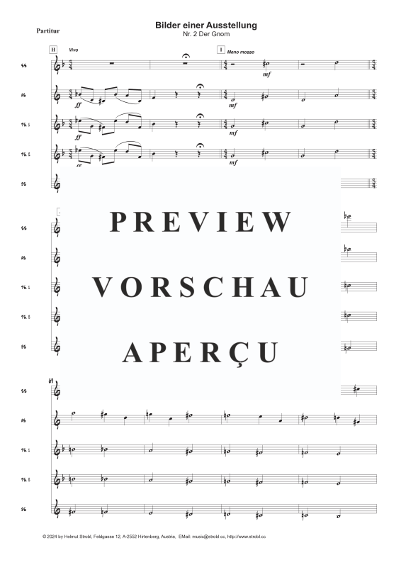 Produktgalerie: Seite 8 von 11 Der Gnom, , Saxophon Quintett