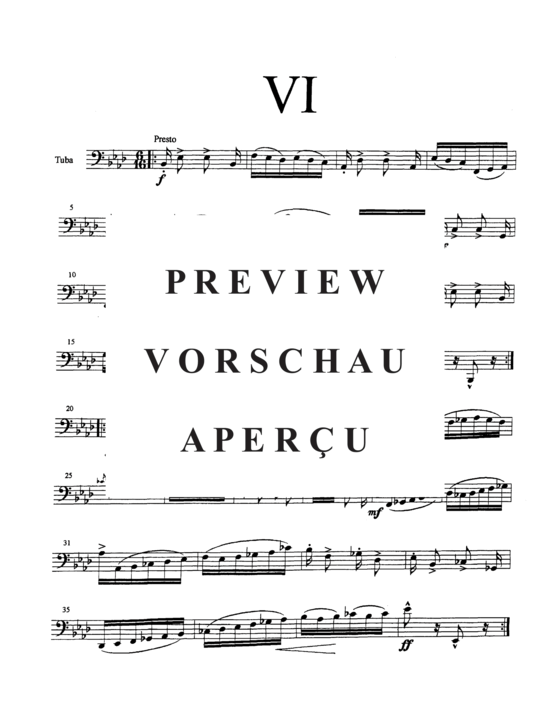 Product gallery: Page 9 of 9 Suite for Solo Tuba Alone by Itself without Accompaniment , , (Tuba Solo)