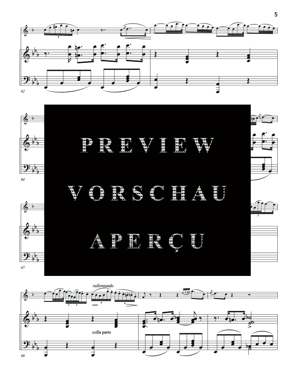 Product gallery: Page 9 of 11 Fantasia sopra motivi dell´opera Beatrice di Tenda, , (clarinet in Bb and piano)