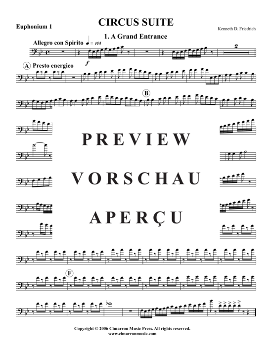 Product gallery: Page 14 of 21 Circus Suite - 4 Sätze , , (Tuba Quartet: 2x Baritone, 2xTuba)