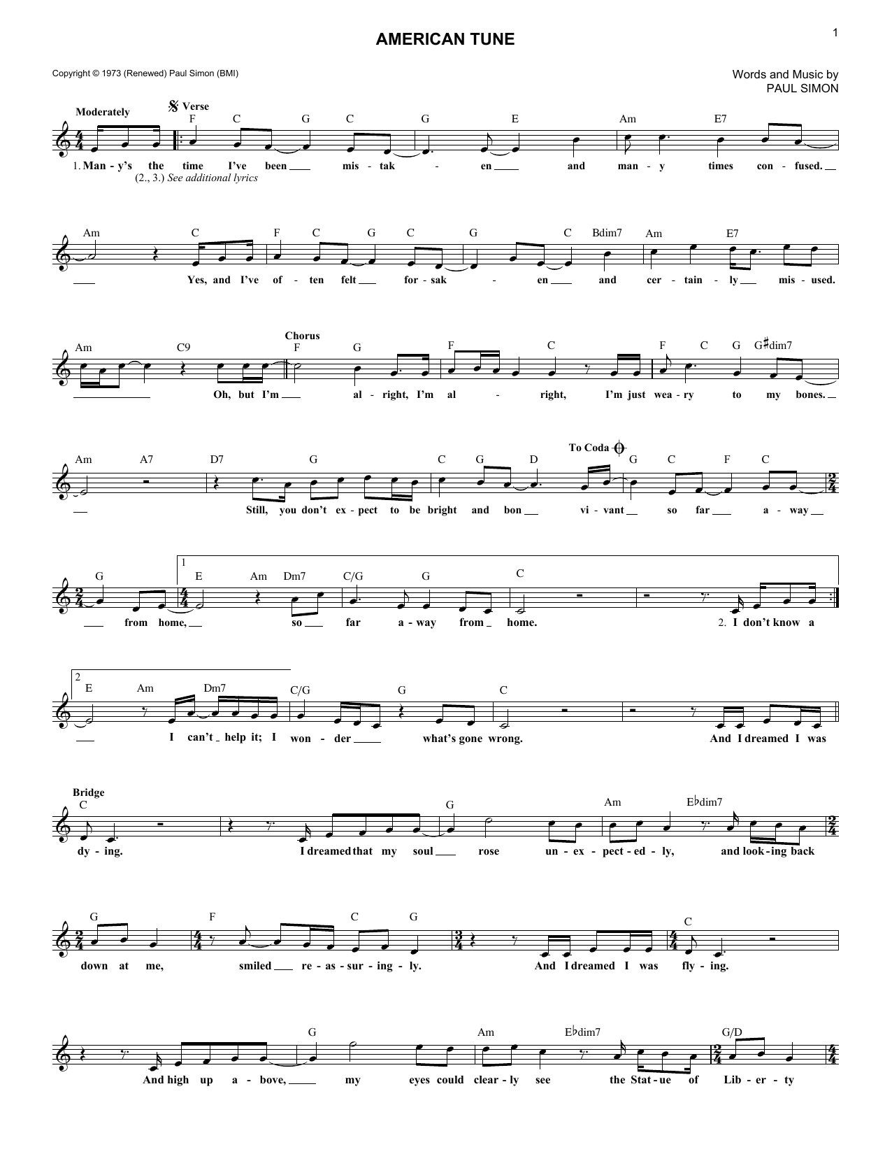 Produktbild zu: American Tune
