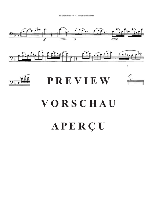 Product gallery: Page 19 of 21 The Four Troubadours , , (Tuba Quartett EETT)