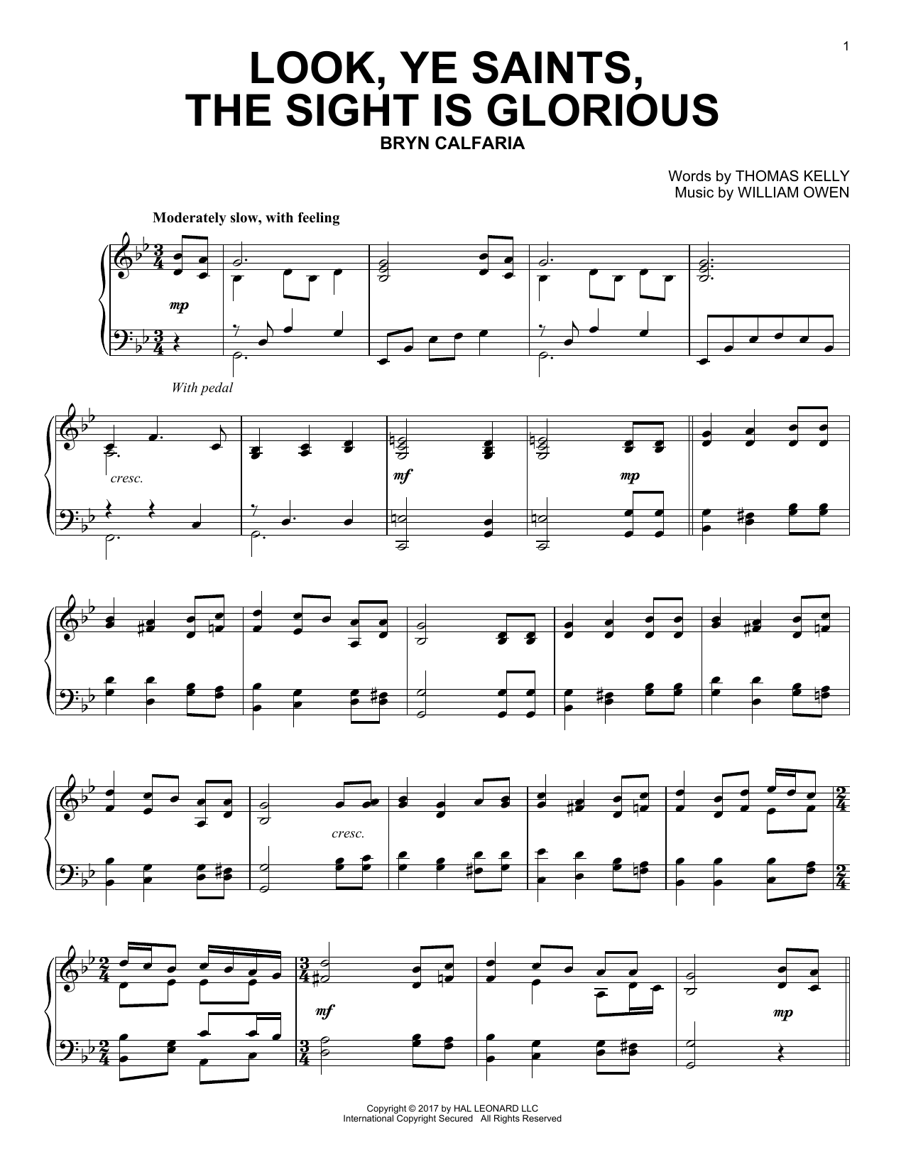 Product gallery: Page 1 of 1 Look, Ye Saints, The Sight Is Glorious, William Owen