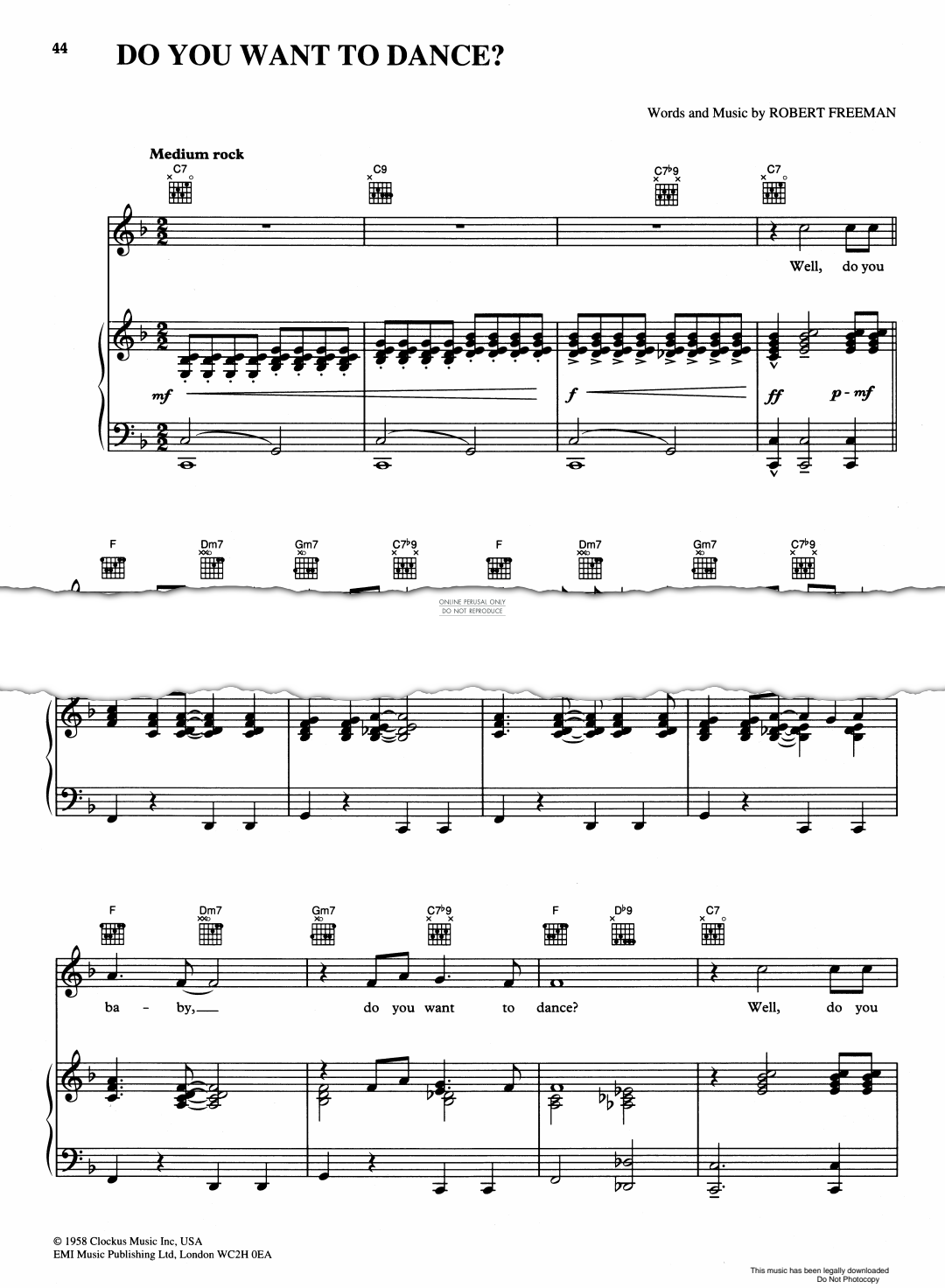 Produktgalerie: Seite 1 von 1 Do You Want To Dance, Cliff Richard, Gesang, Gitarre, Klavier