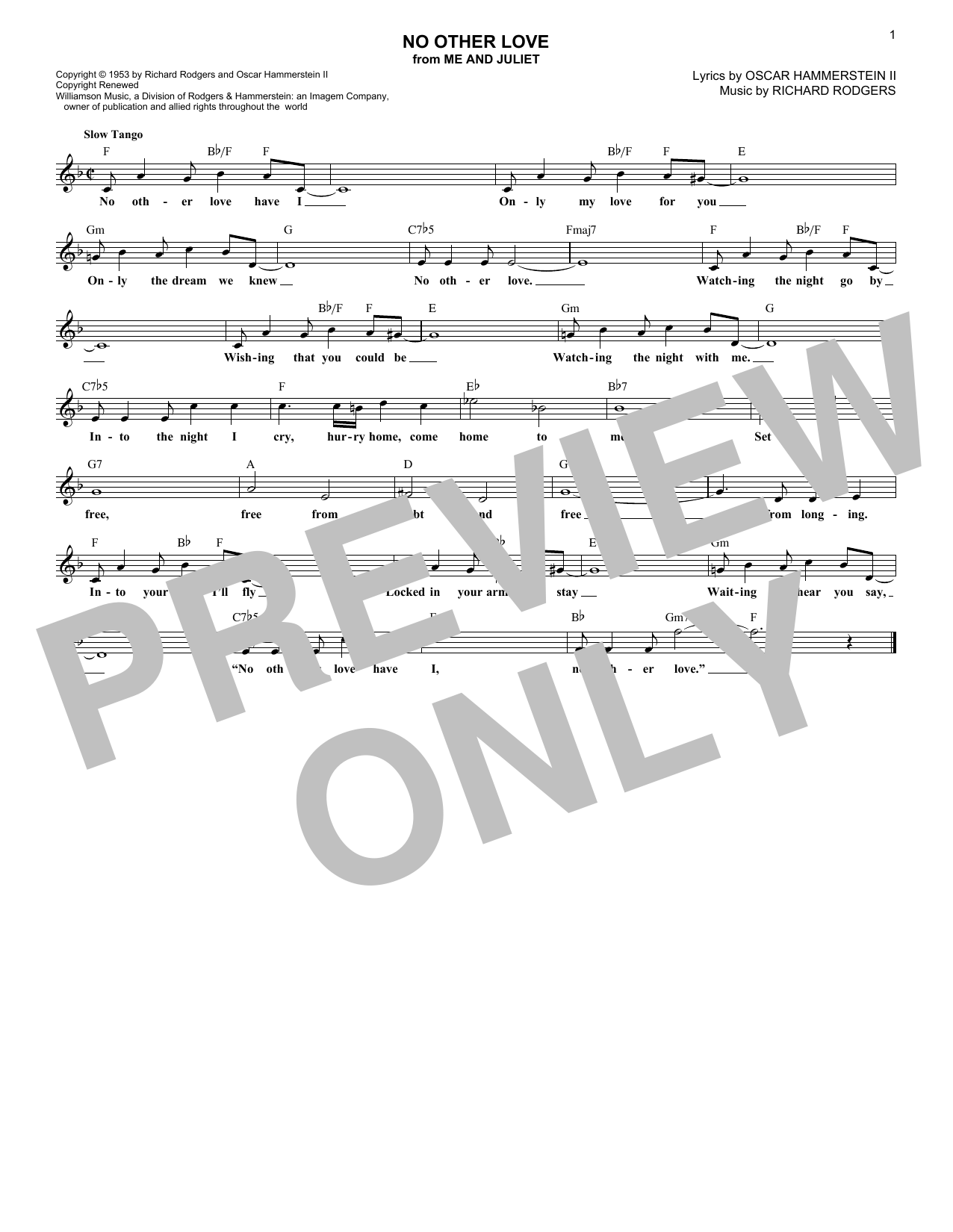 Produktbild zu: No Other Love