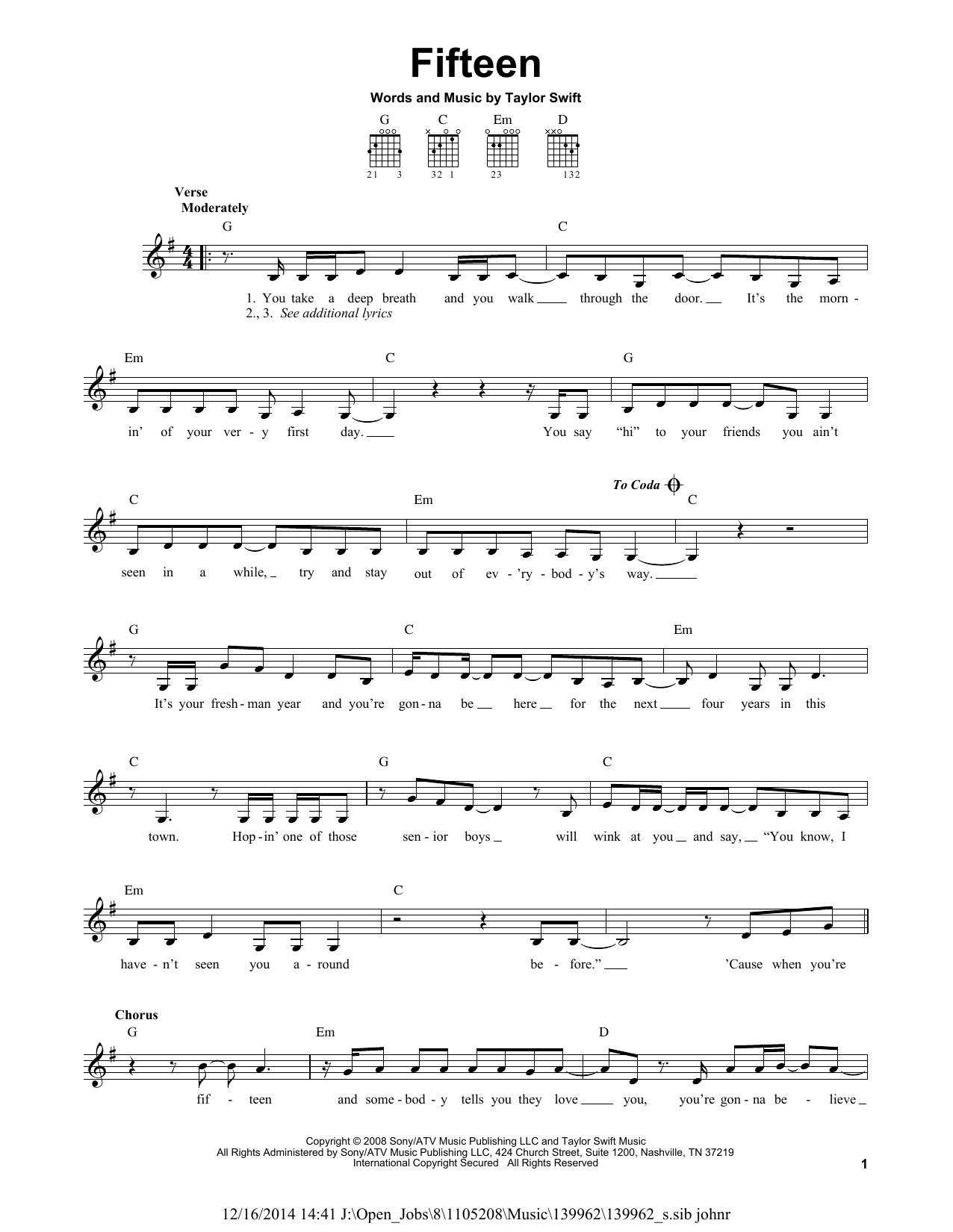 Produktbild zu: Fifteen