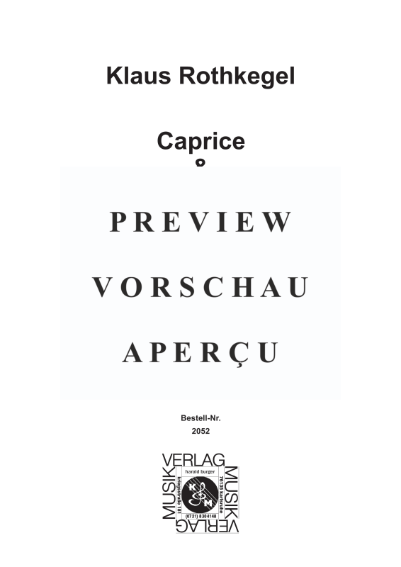 gallery: Caprice & Baroqueske, , (Gitarre Solo)
