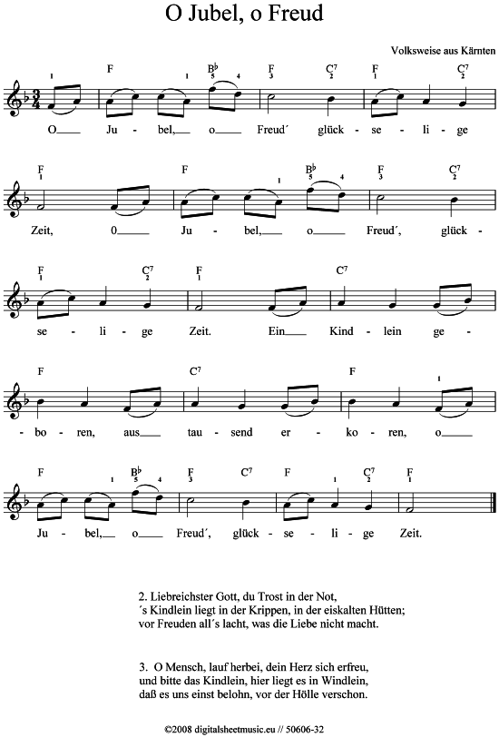 Product picture to: O Jubel, o Freud Weihnachtslied