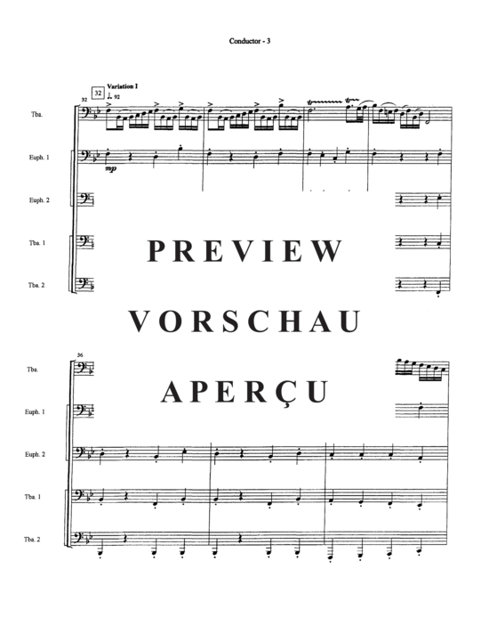 Product gallery: Page 5 of 16 Theme and Variations , , (Tuba Quartett EETT + Tuba Solo)