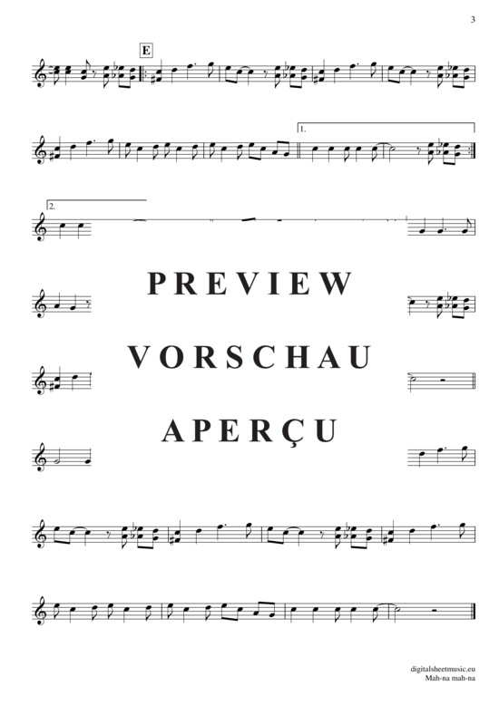 Produktgalerie: Seite 4 von 4 Mah Na Mah Na , Muppet Show, (Oboe)