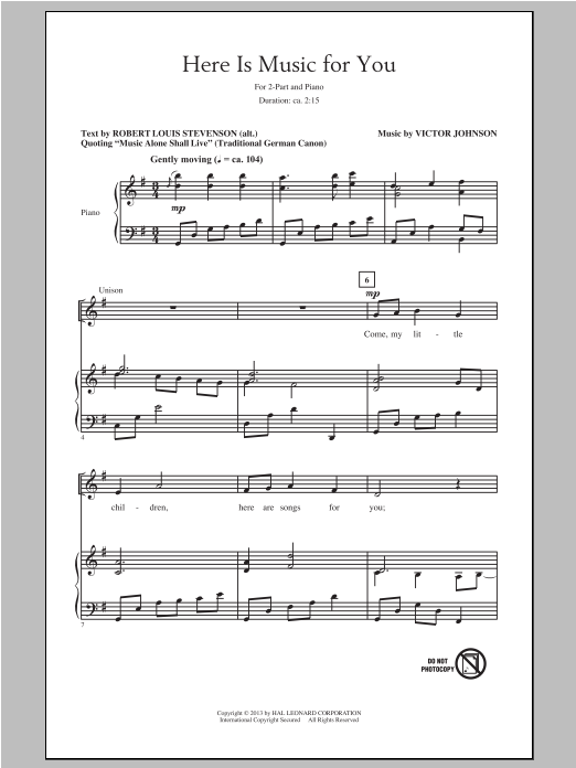 Produktbild zu: Here Is Music For You