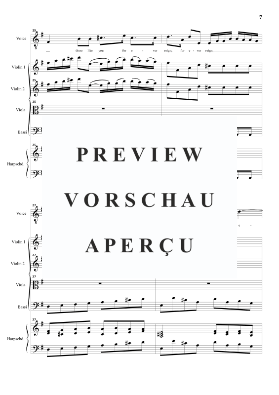 Produktgalerie: Seite 10 von 11 Waft her angels through the skies (aus Jephtha), , Tenor Solo und Streicher Ensemble BC