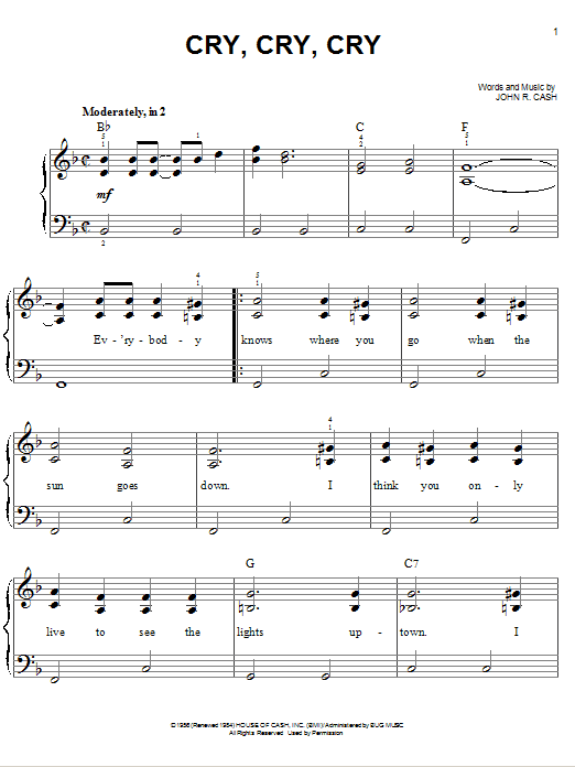 Produktbild zu: Cry, Cry, Cry