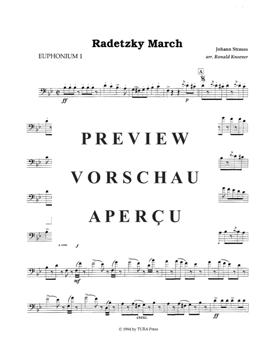Product gallery: Page 10 of 20 Radetzky Marsch , , (Tuba Quartett EETT)