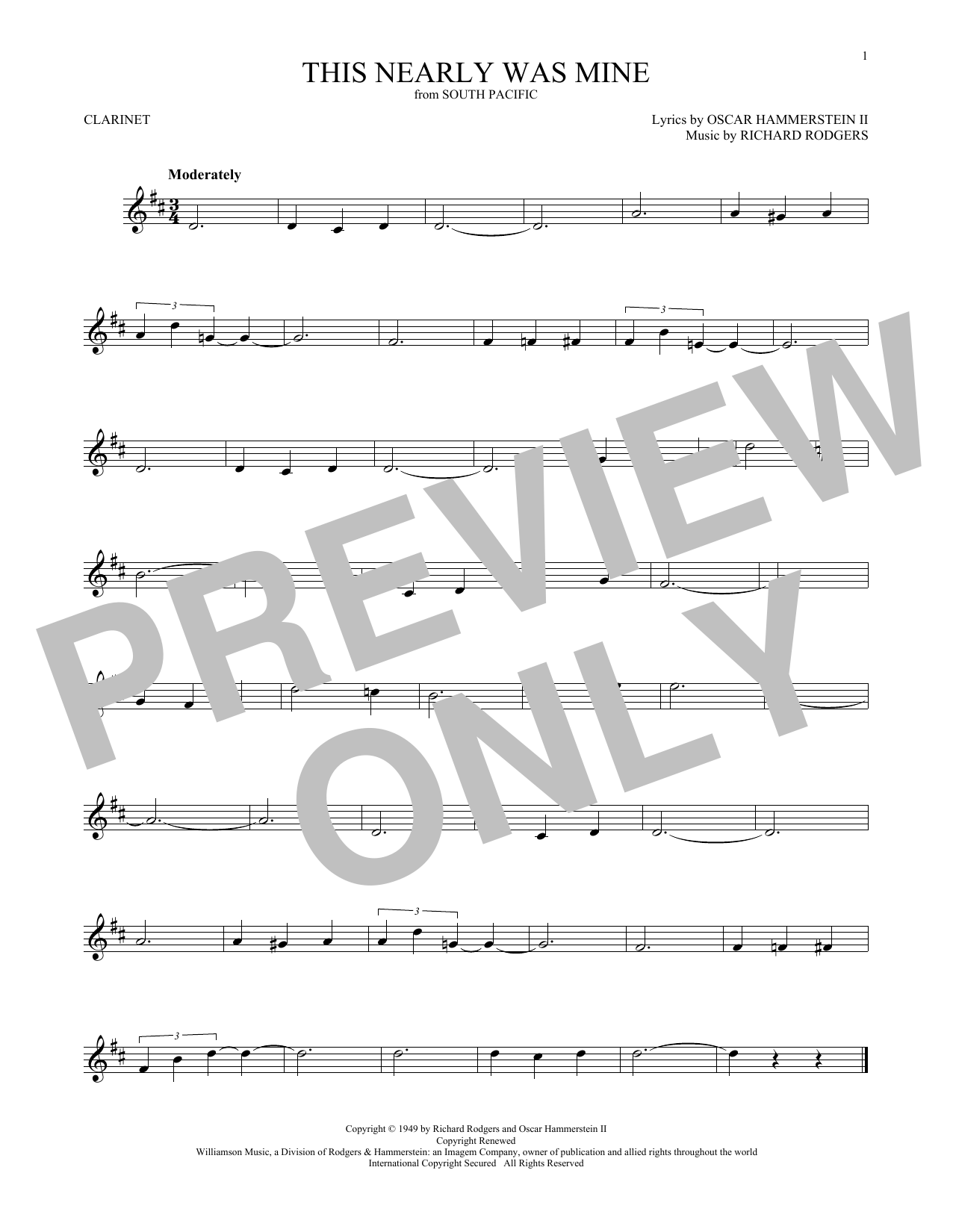 Product gallery: Page 1 of 1 This Nearly Was Mine, Rodgers & Hammerstein