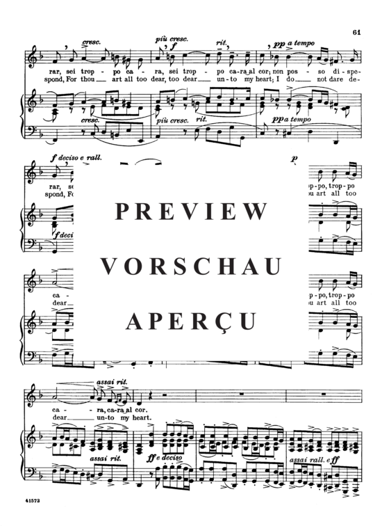 Product gallery: Page 3 of 6 Non posso disperar, Parisotti, Alessandro, Low Voice and Piano