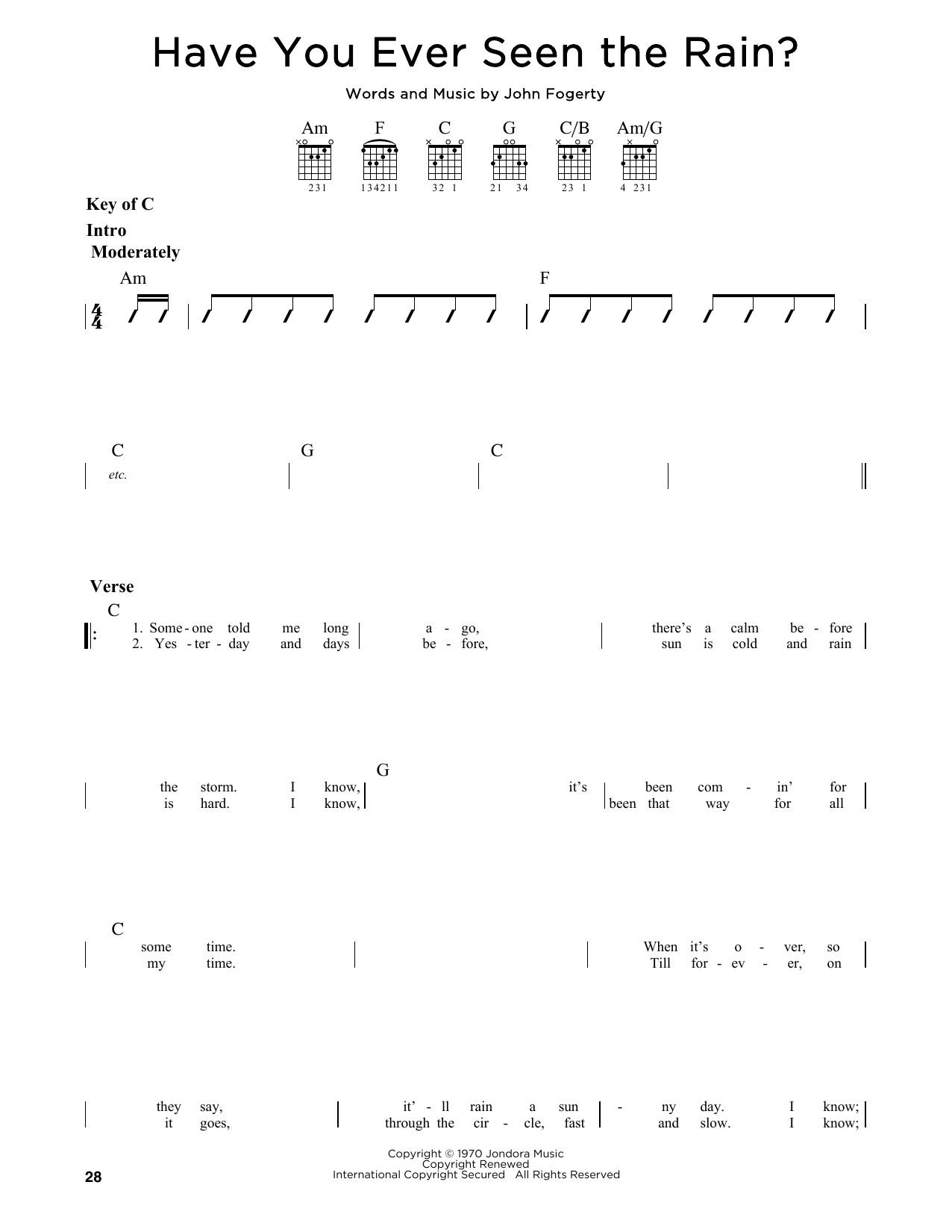 Produktbild zu: Have You Ever Seen The Rain?