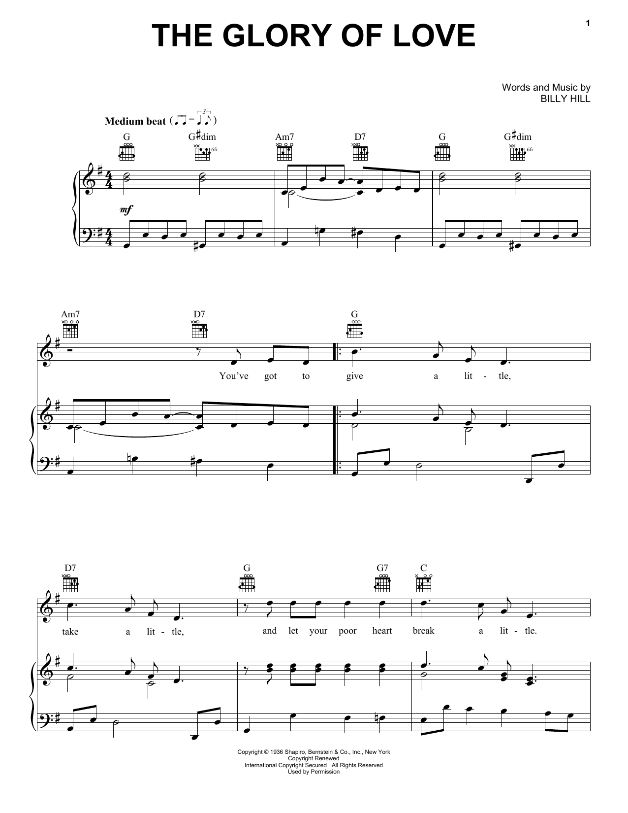 Produktbild zu: The Glory Of Love
