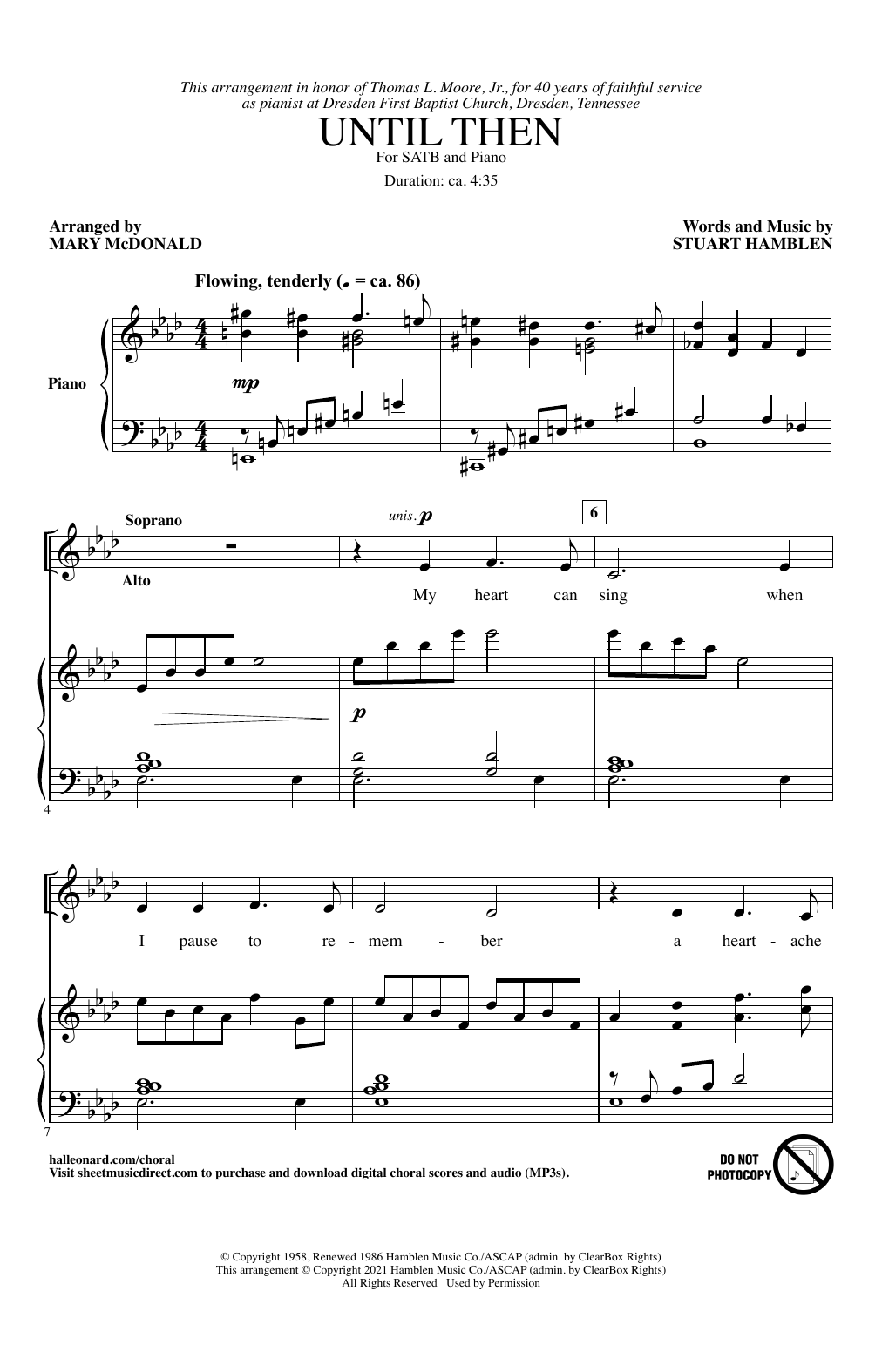 Produktbild zu: Until Then (arr. Mary McDonald)