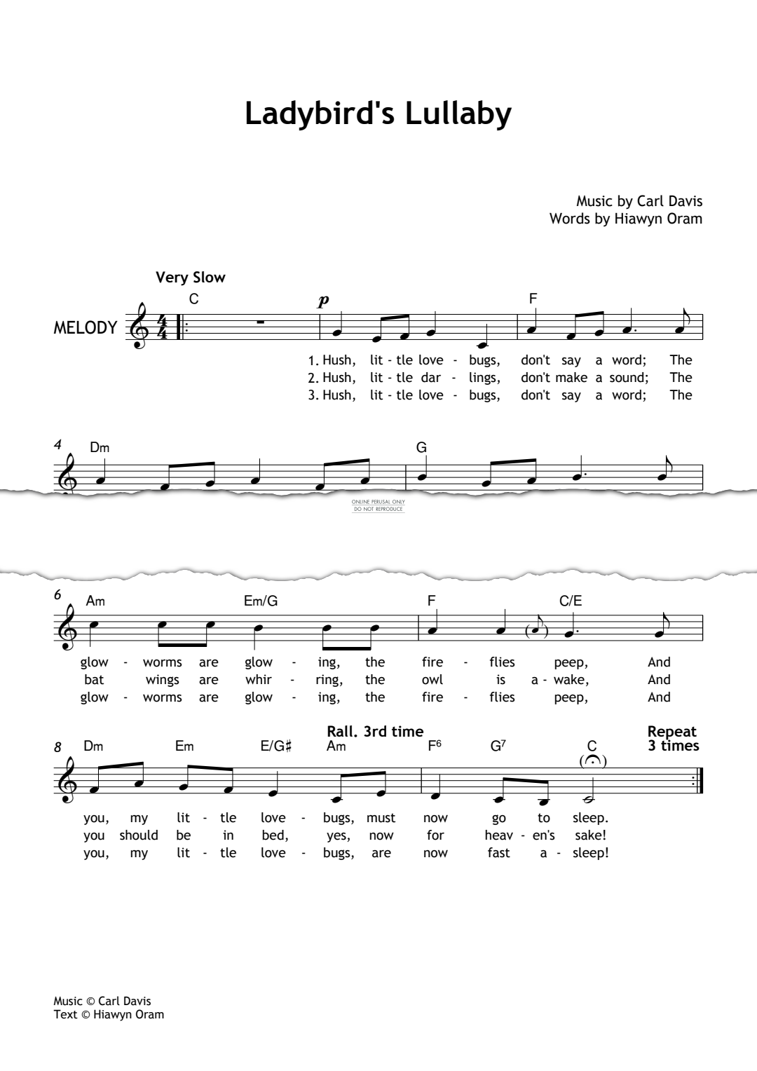 Produktbild zu: Ladybird's Lullaby