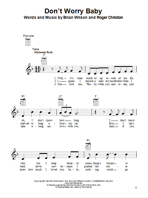Product gallery: Page 1 of 1 Don't Worry Baby, The Beach Boys