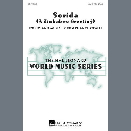 cover: Sorida (A Zimbabwe Greeting), Rosephanye Powell, Chor