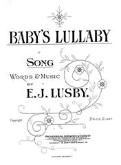 Produktbild zu: Baby's Lullaby