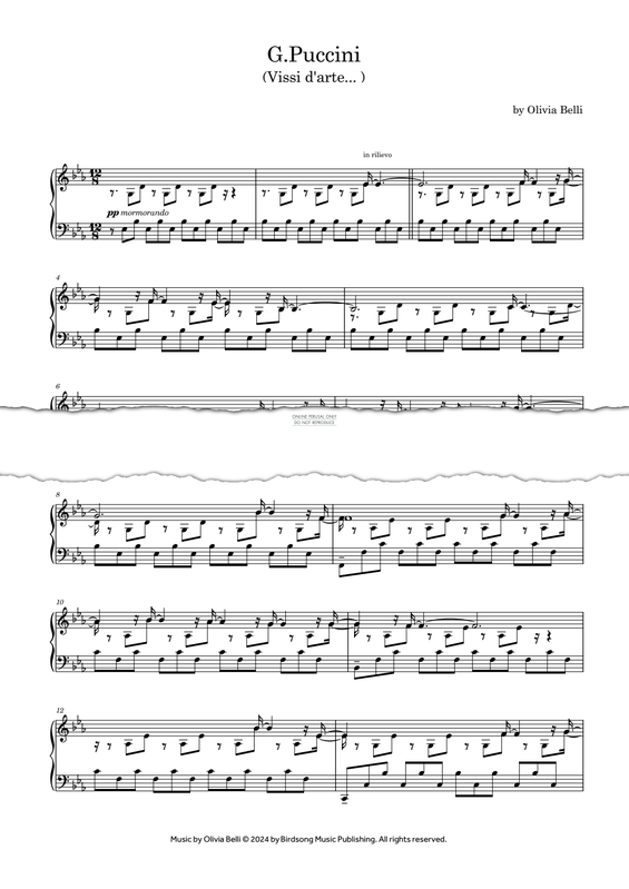 Product gallery: Page 1 of 1 Vissi d'arte, Olivia Belli