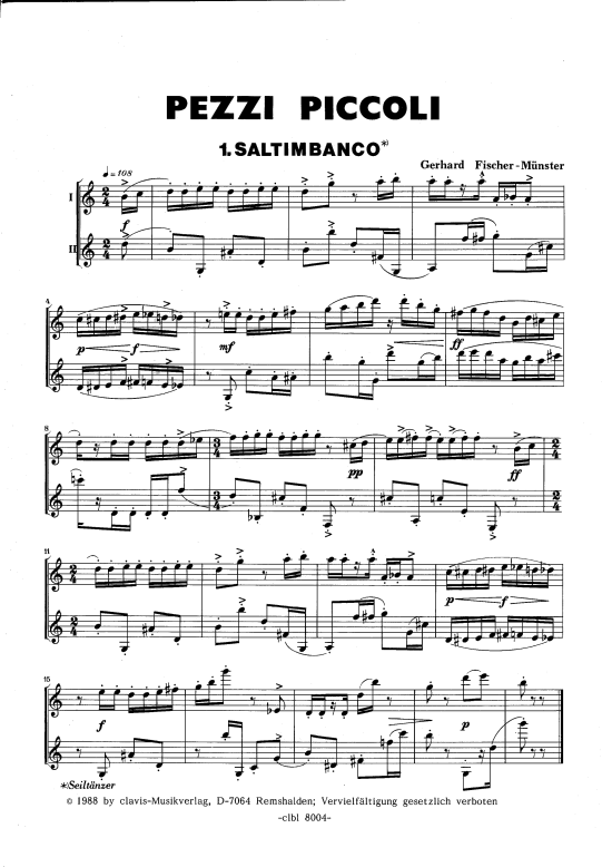 Product picture to: Pezzi Piccoli Gerhard Fischer-Münster (3 Stücke)