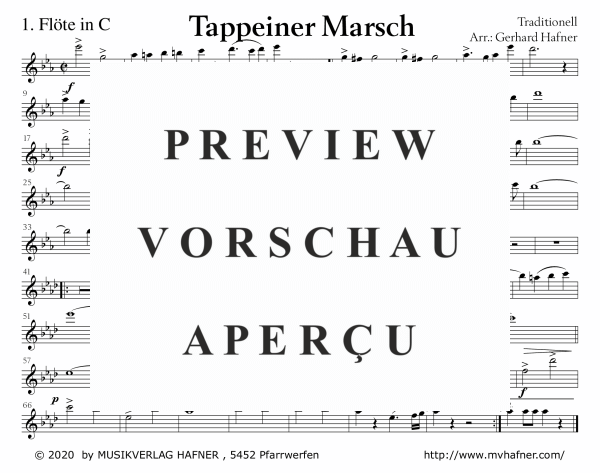 Product gallery: Page 10 of 11 Tappeiner Marsch, , (large wind orchestra)