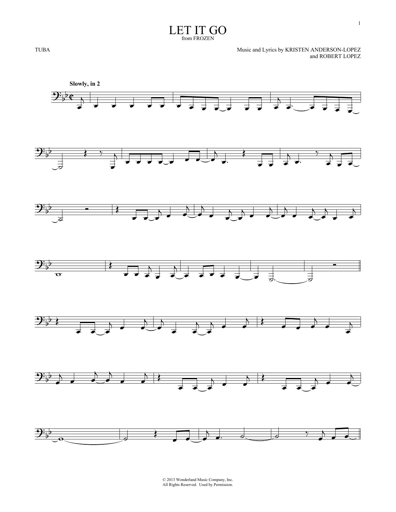 Product gallery: Page 1 of 1 Let It Go (from Frozen), Idina Menzel