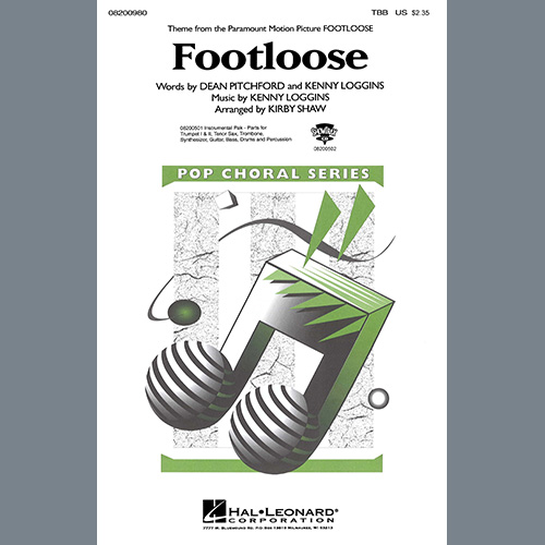 cover: Footloose (arr. Kirby Shaw), Kenny Loggins