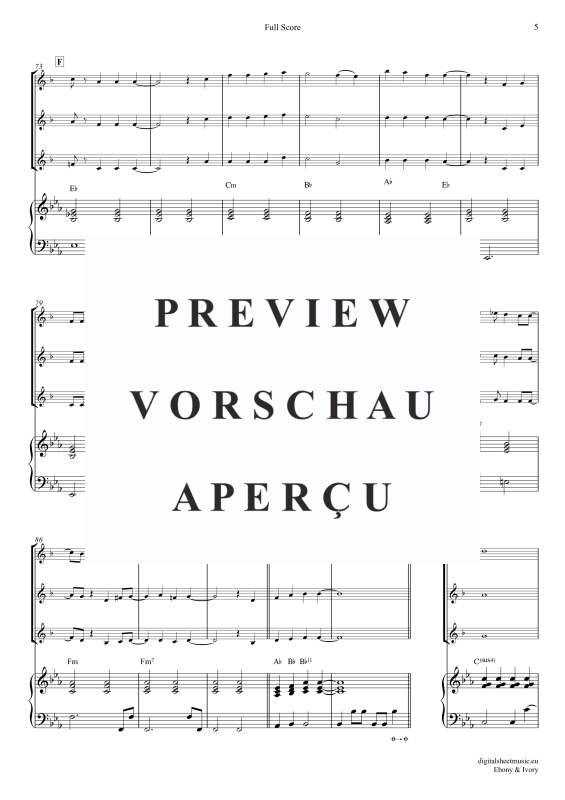 Produktgalerie: Seite 6 von 11 Ebony And Ivory, McCartney, Paul/Wonder, Stevie, (Klarinetten Trio + Klavier)