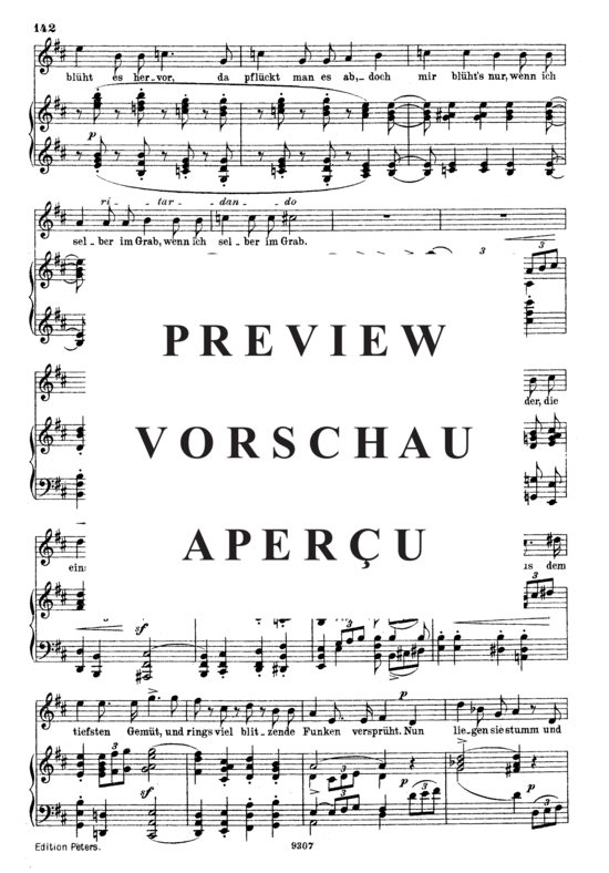 Product gallery: Page 3 of 5 Mit Myrten und Rosen Op.24 No.9, , High Voice and Piano