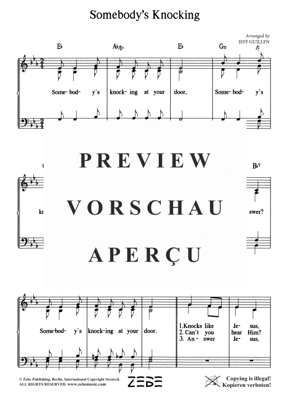 gallery: Somebody´s Knocking, , Gemischter Chor