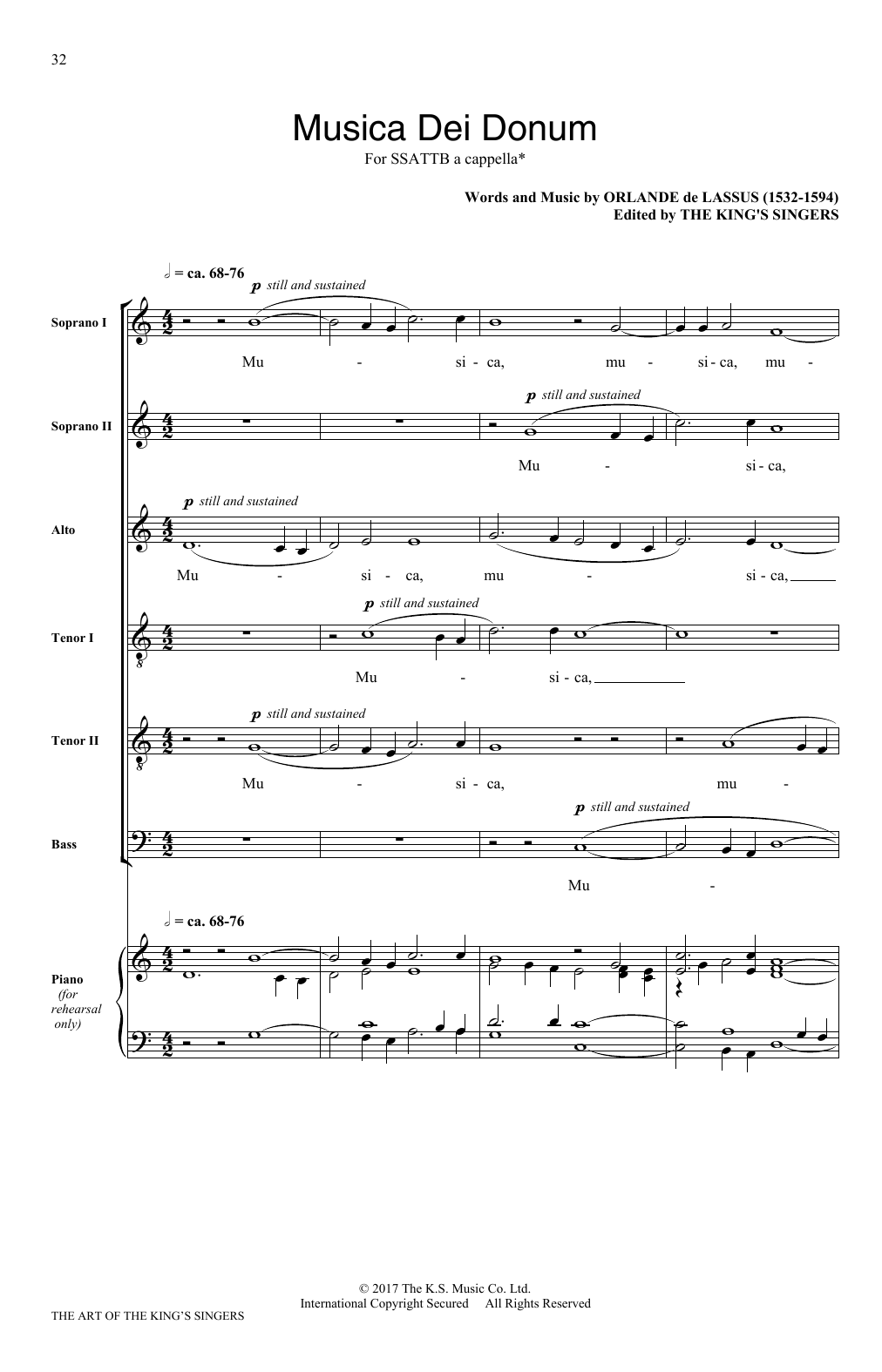 Produktbild zu: Musica Dei Donum