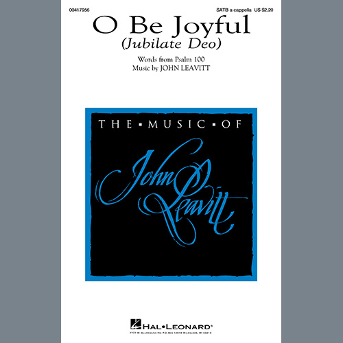 cover: O Be Joyful (Jubilate Deo), John Leavitt, Chor