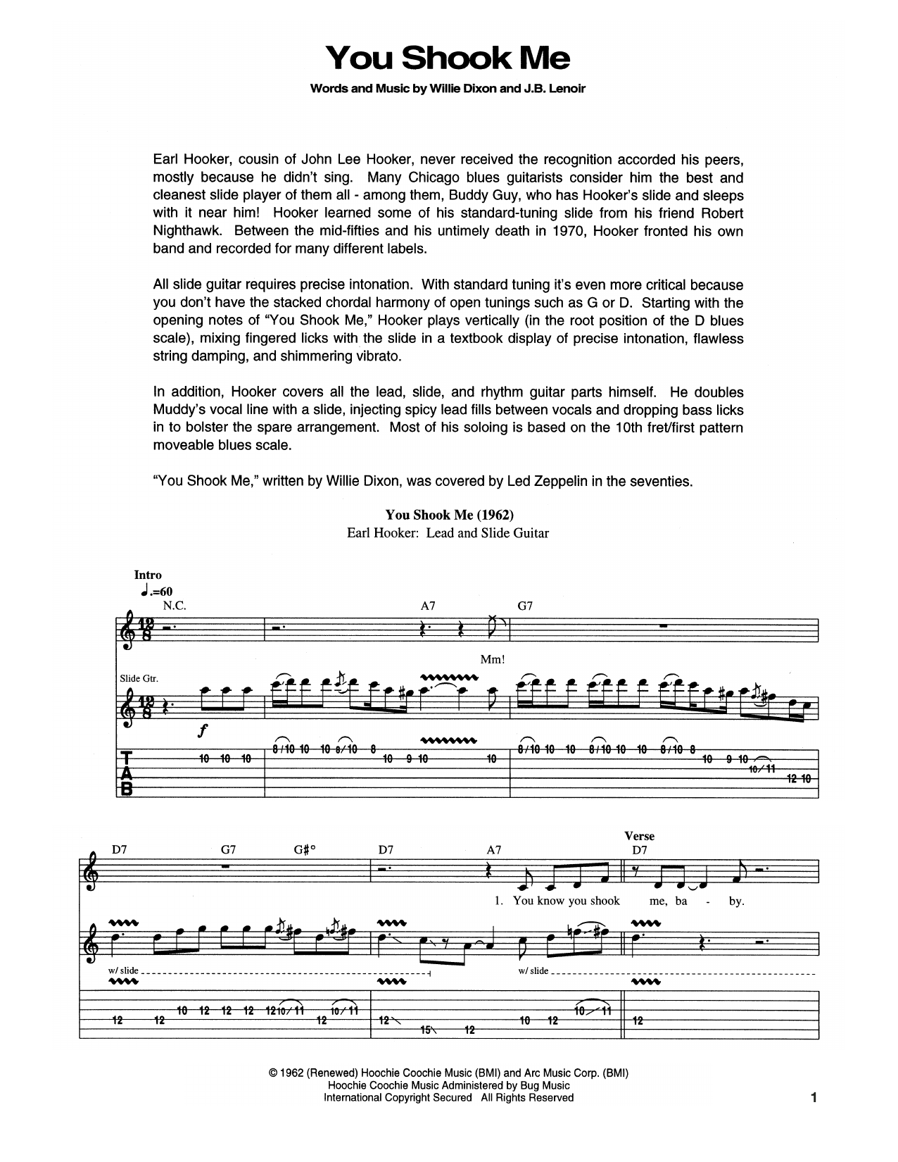 Product gallery: Page 1 of 1 You Shook Me, Muddy Waters