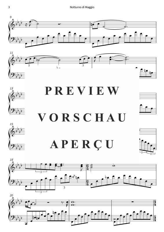 Produktgalerie: Seite 5 von 7 Un sogno lontano sopra il Notturno di maggio, Daniela Berlin, Klavier Solo