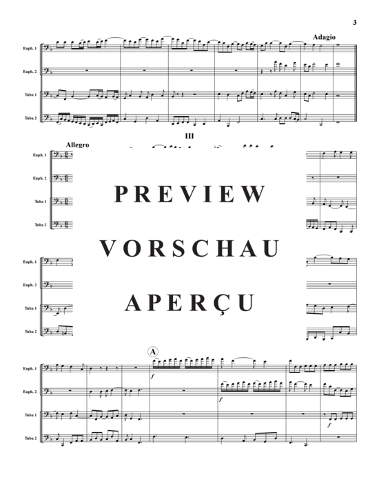 Product gallery: Page 4 of 21 Sonata Nr. 1 , , (Tuba Quartet: 2x Baritone, 2xTuba)