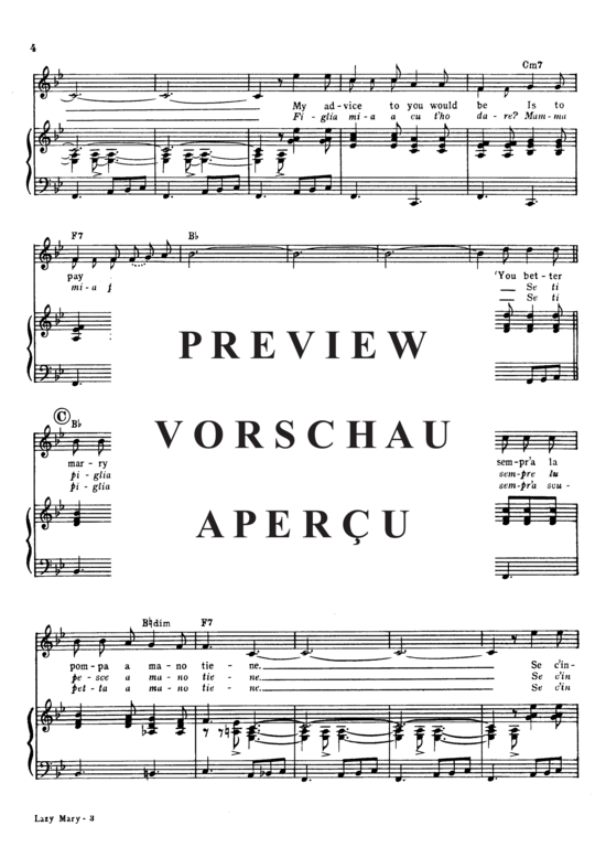 Produktgalerie: Seite 4 von 8 Lazy Mary , Monte, Lou  , Klavier und Gesang